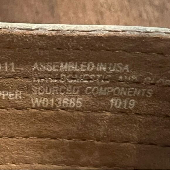 Munro Kelsey Open-Toe Sandal, Slide, White Leather, 2 inch heel, Size 10 N - Picture 9 of 13